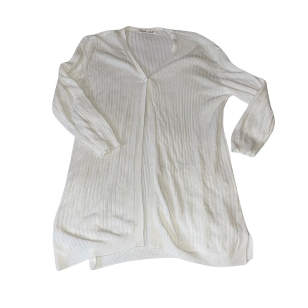 SHEIN Cream Cardigan Sweater